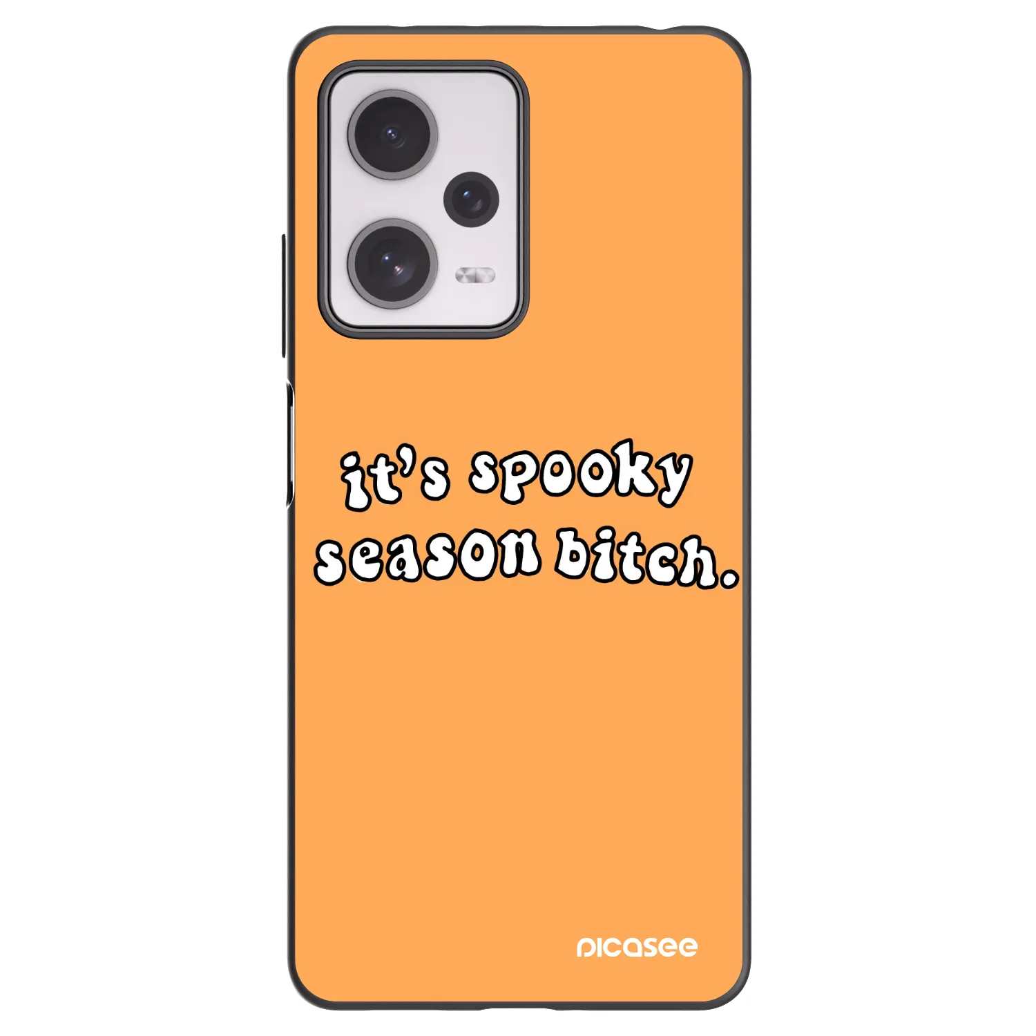 Picasee husă neagră din silicon pentru Xiaomi Redmi Note 12 Pro+ 5G - Spooky season