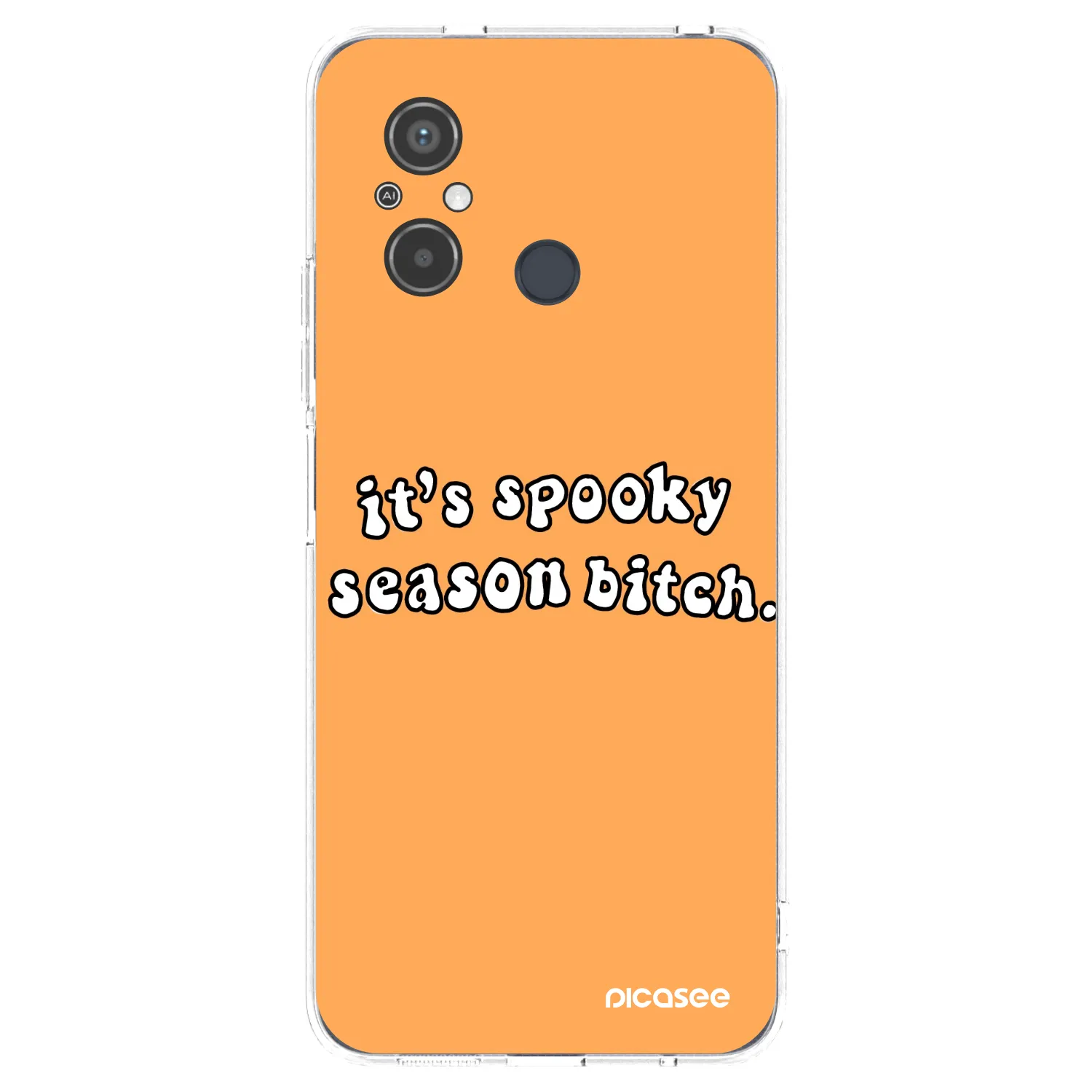 Picasee husă transparentă din silicon pentru Xiaomi Redmi 12C - Spooky season