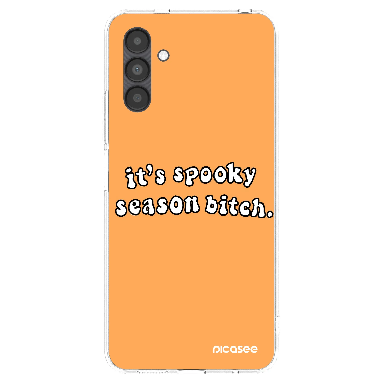 Picasee husă transparentă din silicon pentru Samsung Galaxy A04s A047F - Spooky season