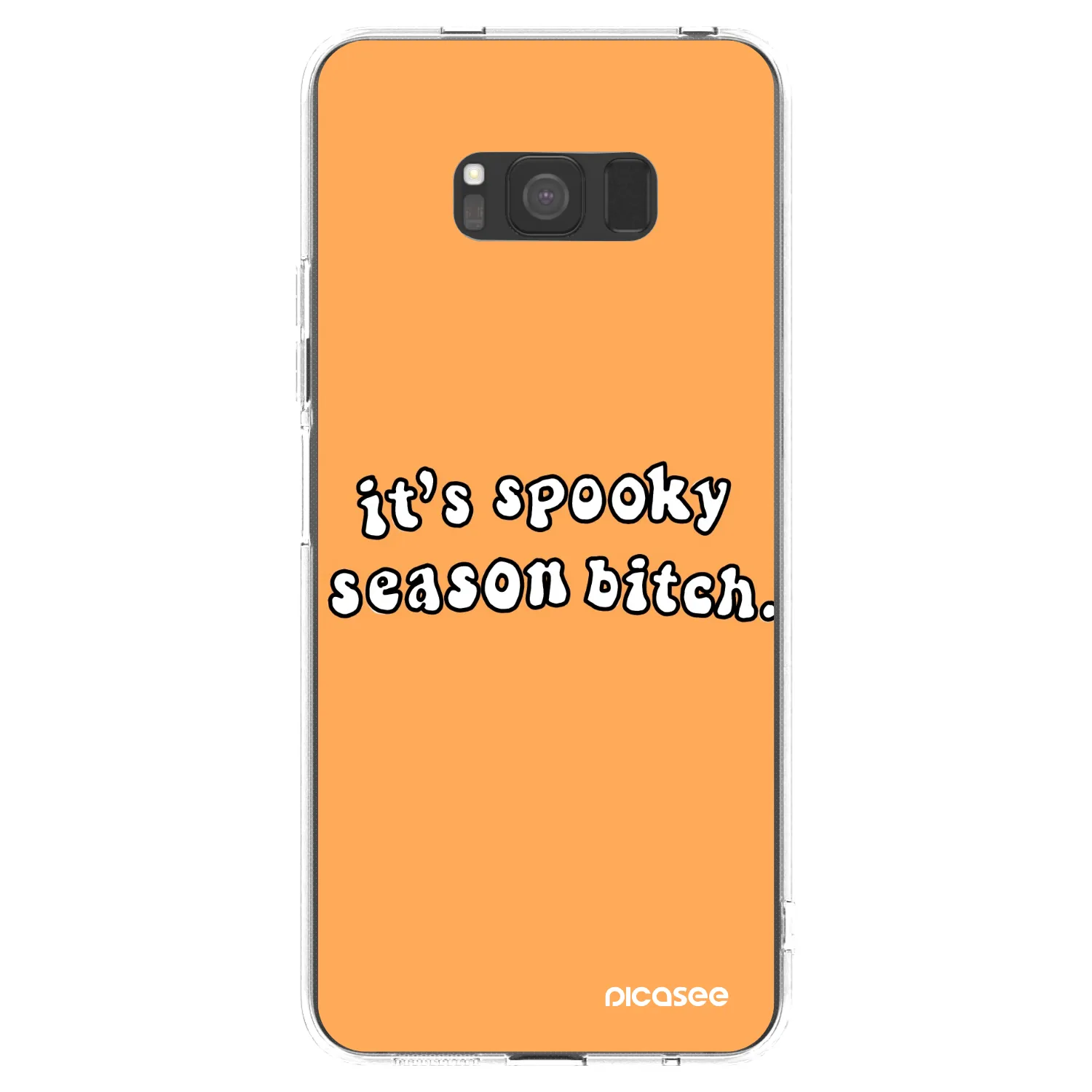 Picasee husă transparentă din silicon pentru Samsung Galaxy S8 G950F - Spooky season