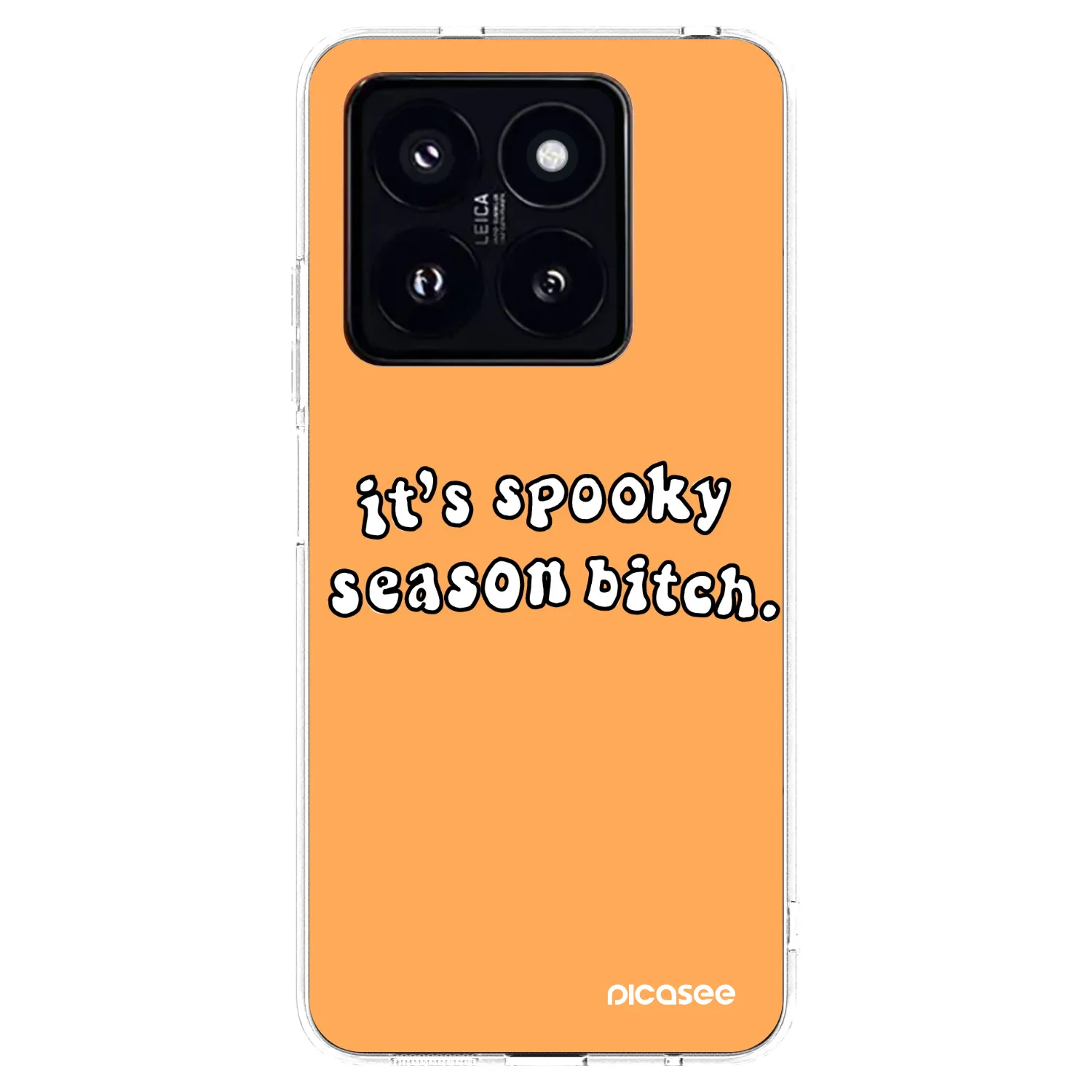 Picasee husă transparentă din silicon pentru Xiaomi 14 Pro - Spooky season