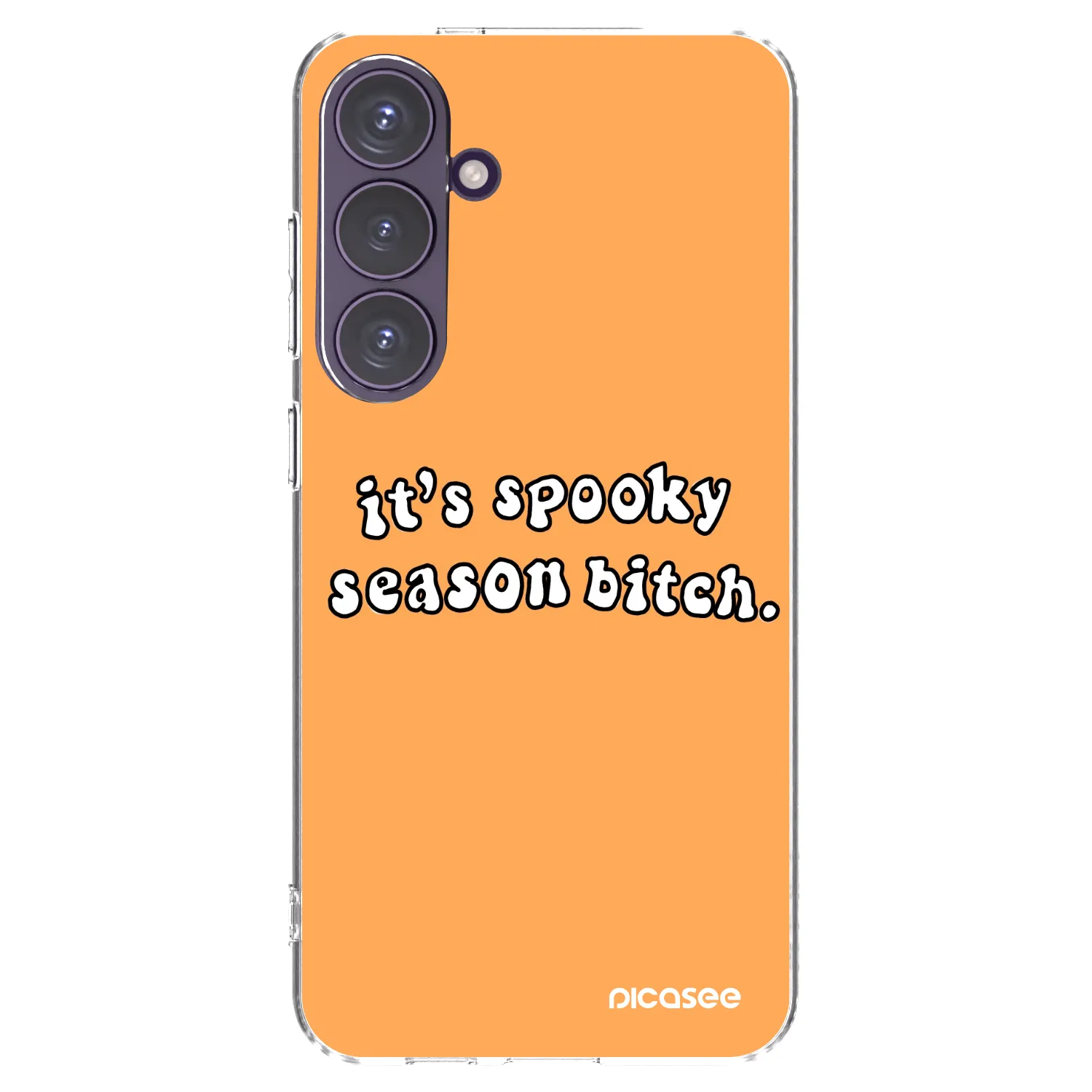 Picasee husă transparentă din silicon pentru Samsung Galaxy S24+ S926B 5G - Spooky season