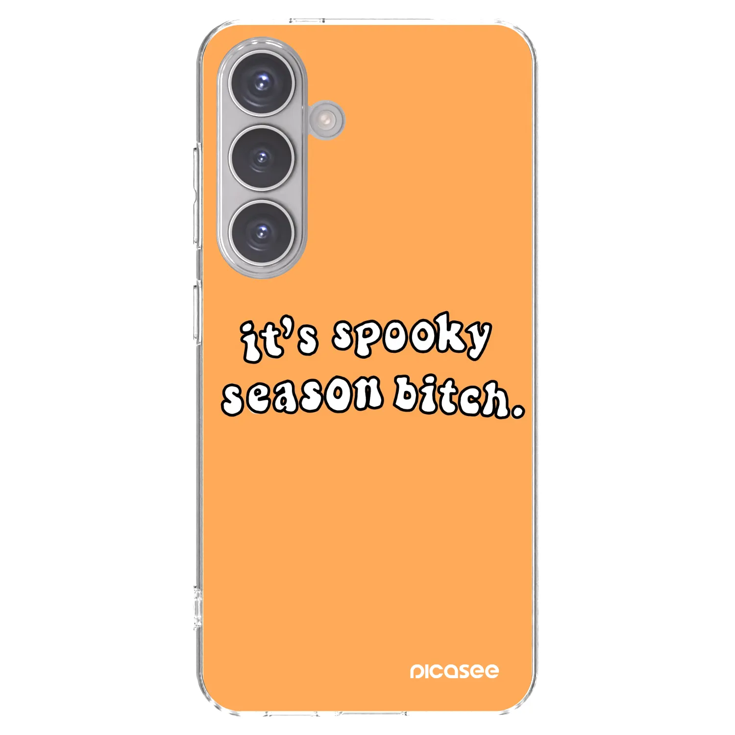 Picasee husă transparentă din silicon pentru Samsung Galaxy S24 S921B 5G - Spooky season