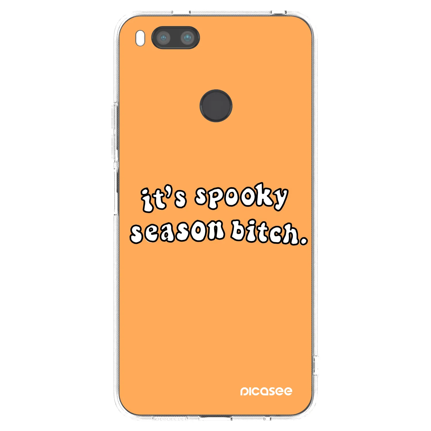 Picasee husă transparentă din silicon pentru Xiaomi Mi A1 Global - Spooky season