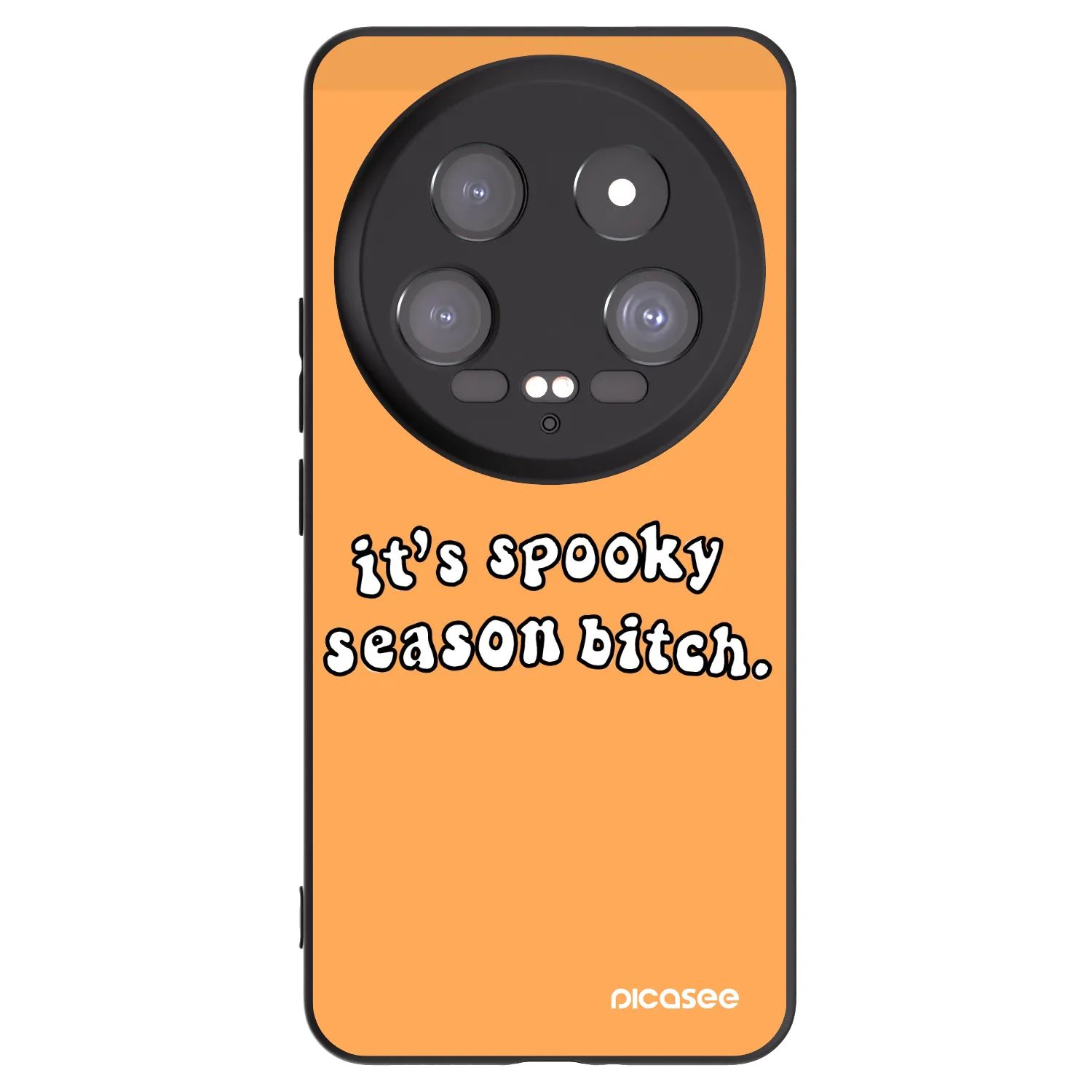 Picasee husă neagră din silicon pentru Xiaomi 14 Ultra - Spooky season
