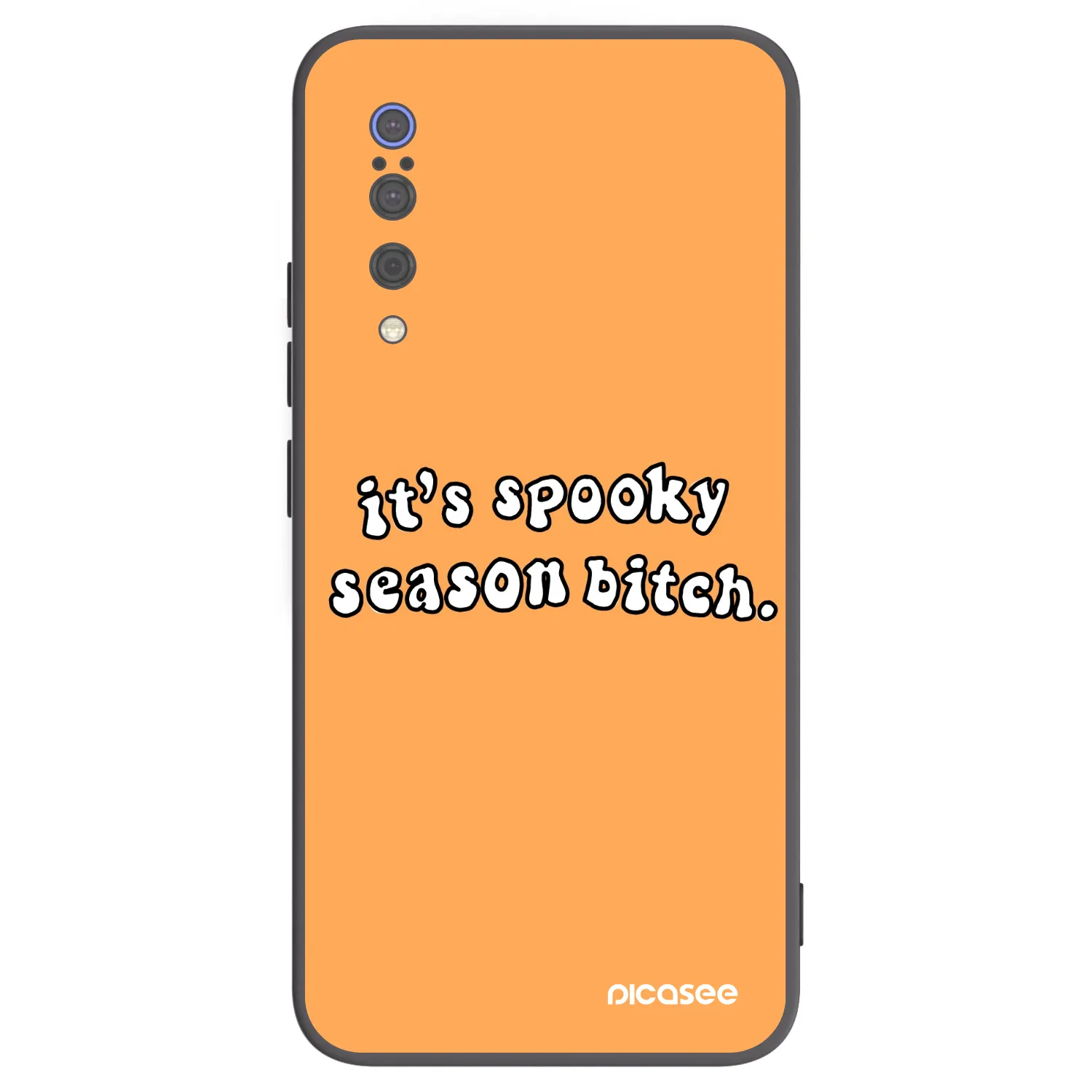 Picasee husă neagră din silicon pentru Xiaomi Mi 9 - Spooky season