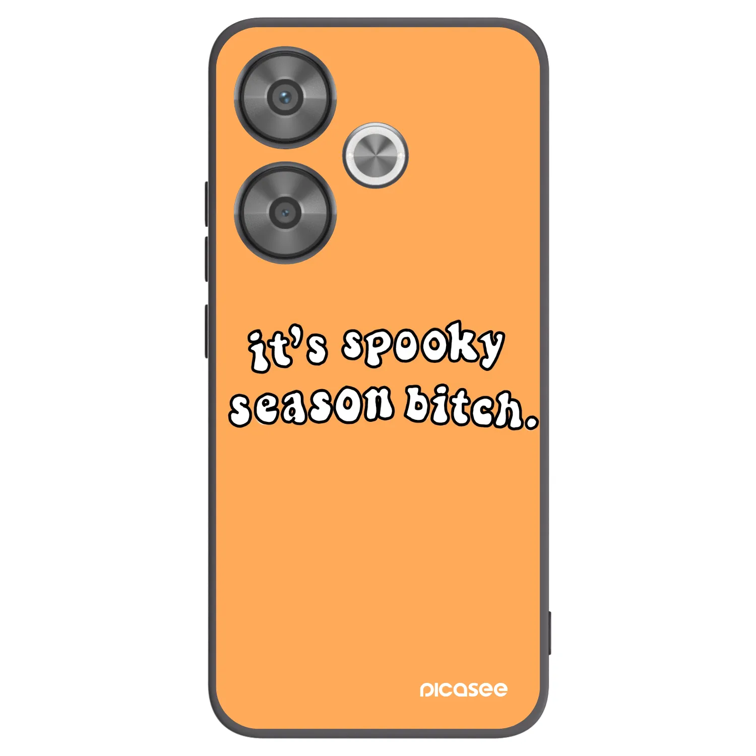 Picasee husă neagră din silicon pentru Xiaomi Poco F6 - Spooky season