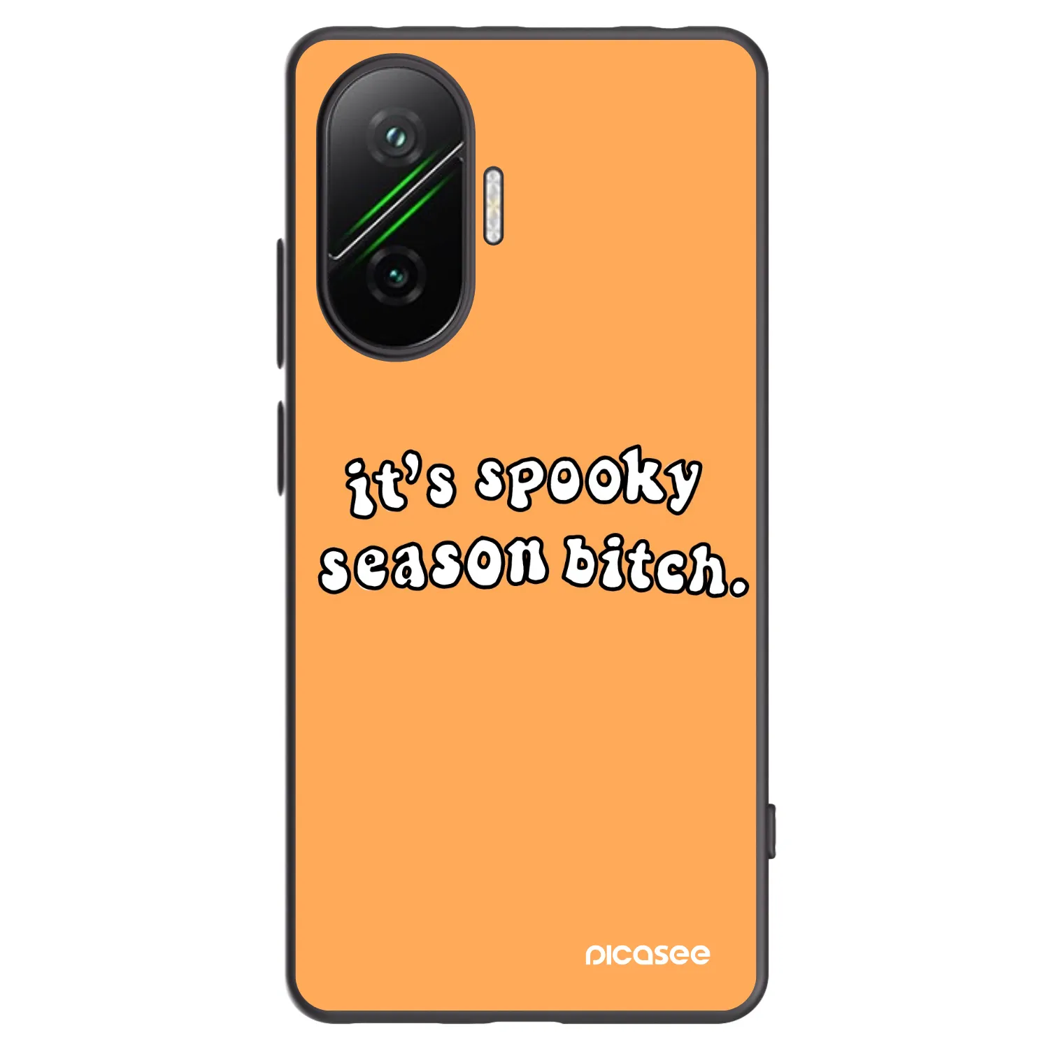 Picasee husă neagră din silicon pentru Xiaomi Poco F7 Pro 5G - Spooky season