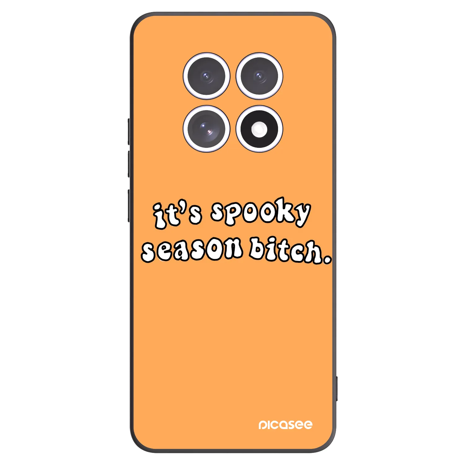 Picasee husă neagră din silicon pentru Xiaomi Redmi Note 15 4G - Spooky season