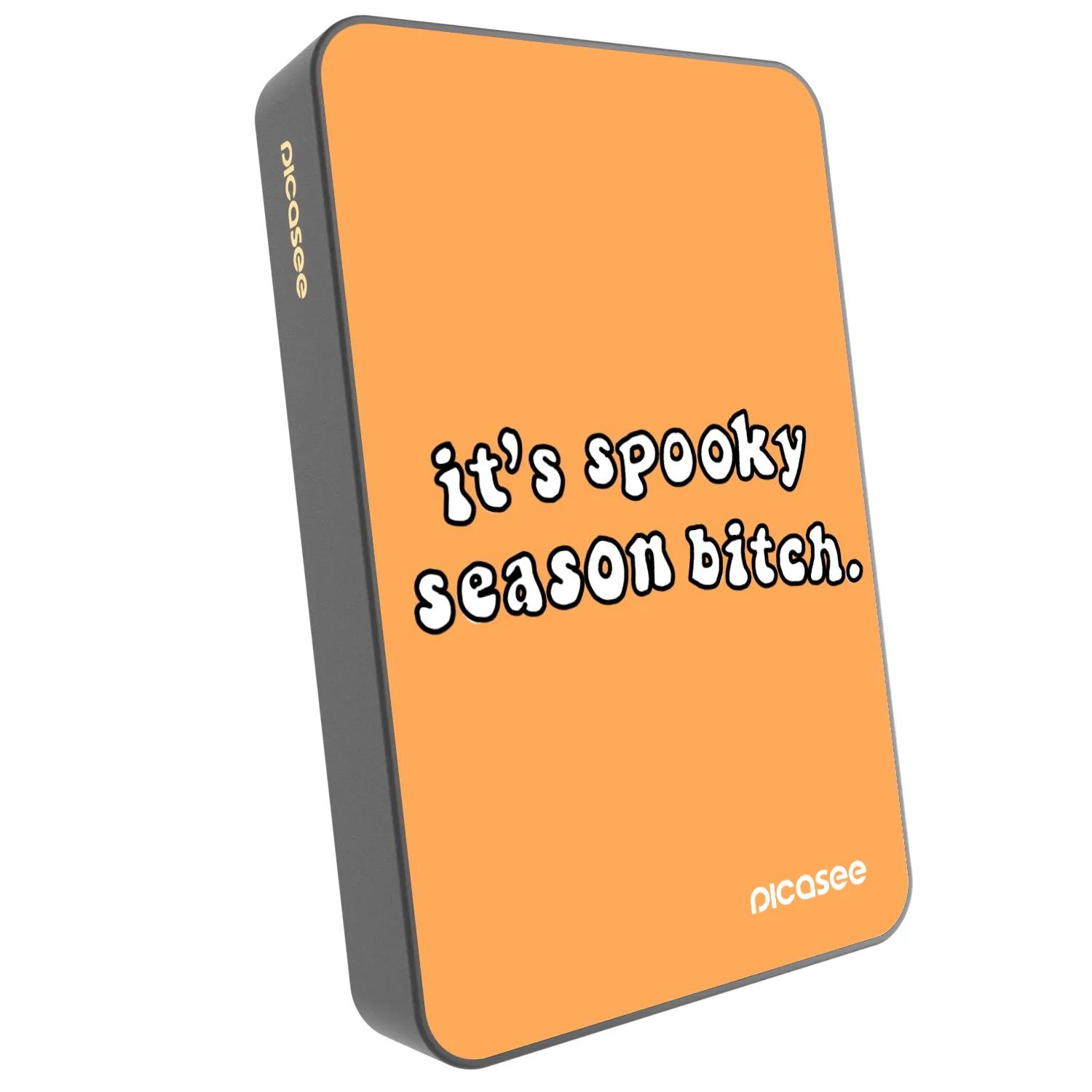Picasee Powerbank cu MagSafe 10 000 mAh Gri - Spooky season
