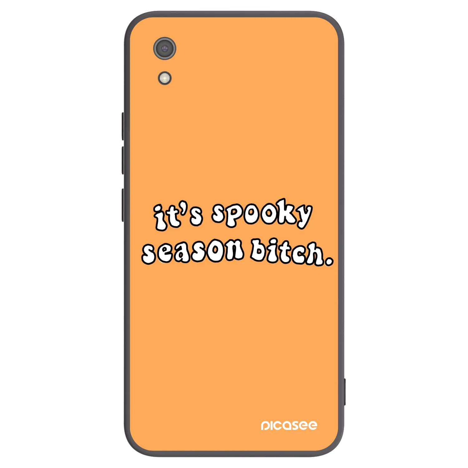 Picasee husă neagră din silicon pentru Xiaomi Redmi 7A - Spooky season