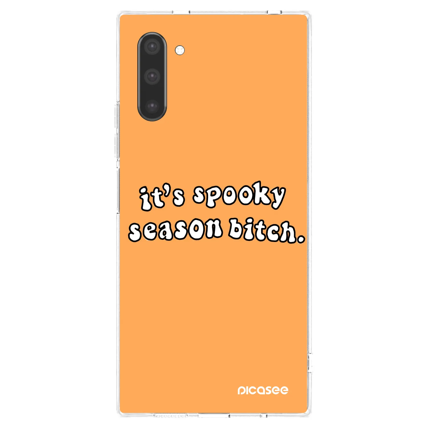 Picasee husă transparentă din silicon pentru Samsung Galaxy Note 10 N970F - Spooky season