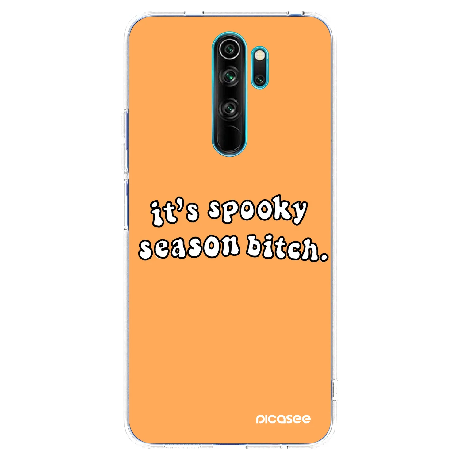 Picasee husă transparentă din silicon pentru Xiaomi Redmi Note 8 Pro - Spooky season