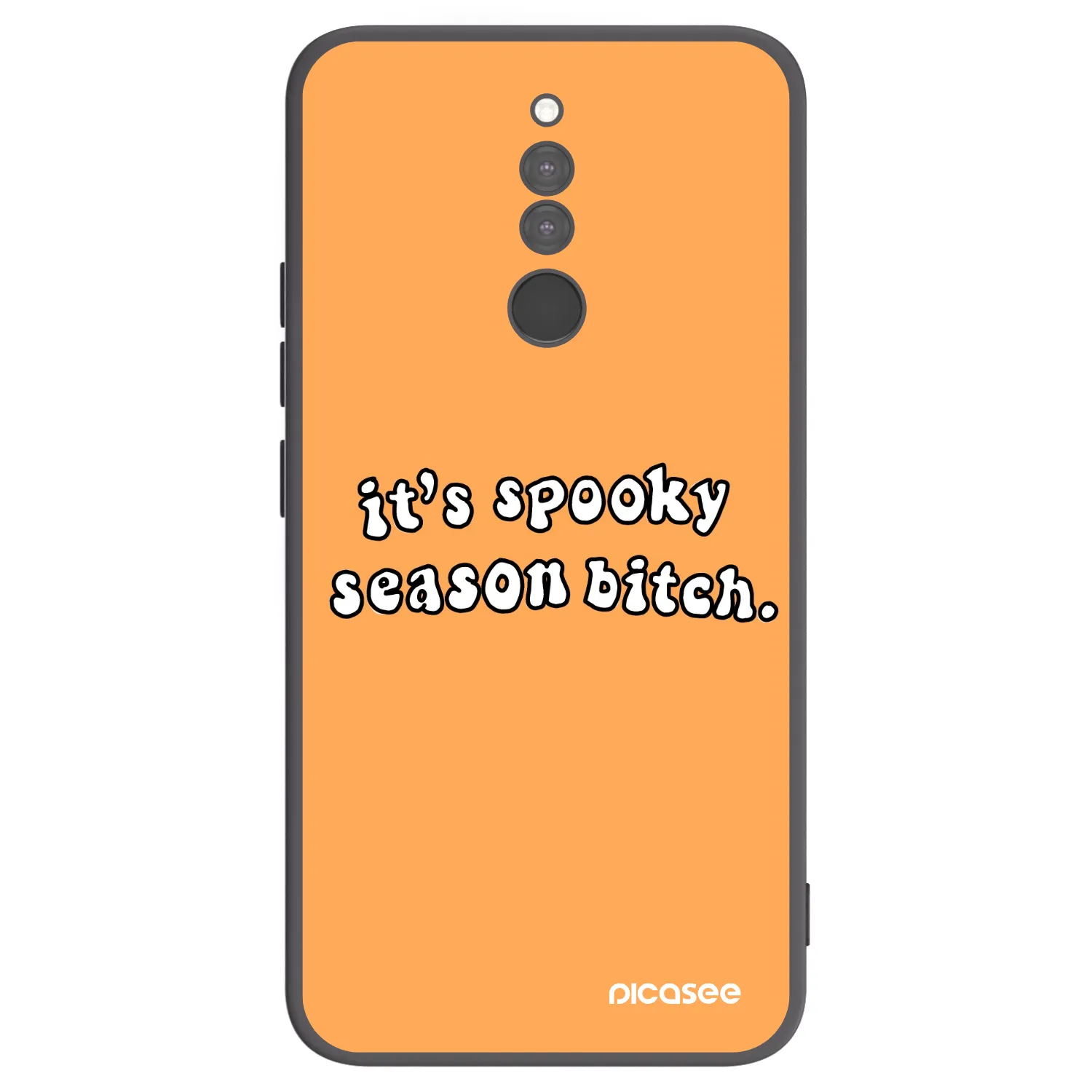 Picasee husă neagră din silicon pentru Xiaomi Redmi 8 - Spooky season