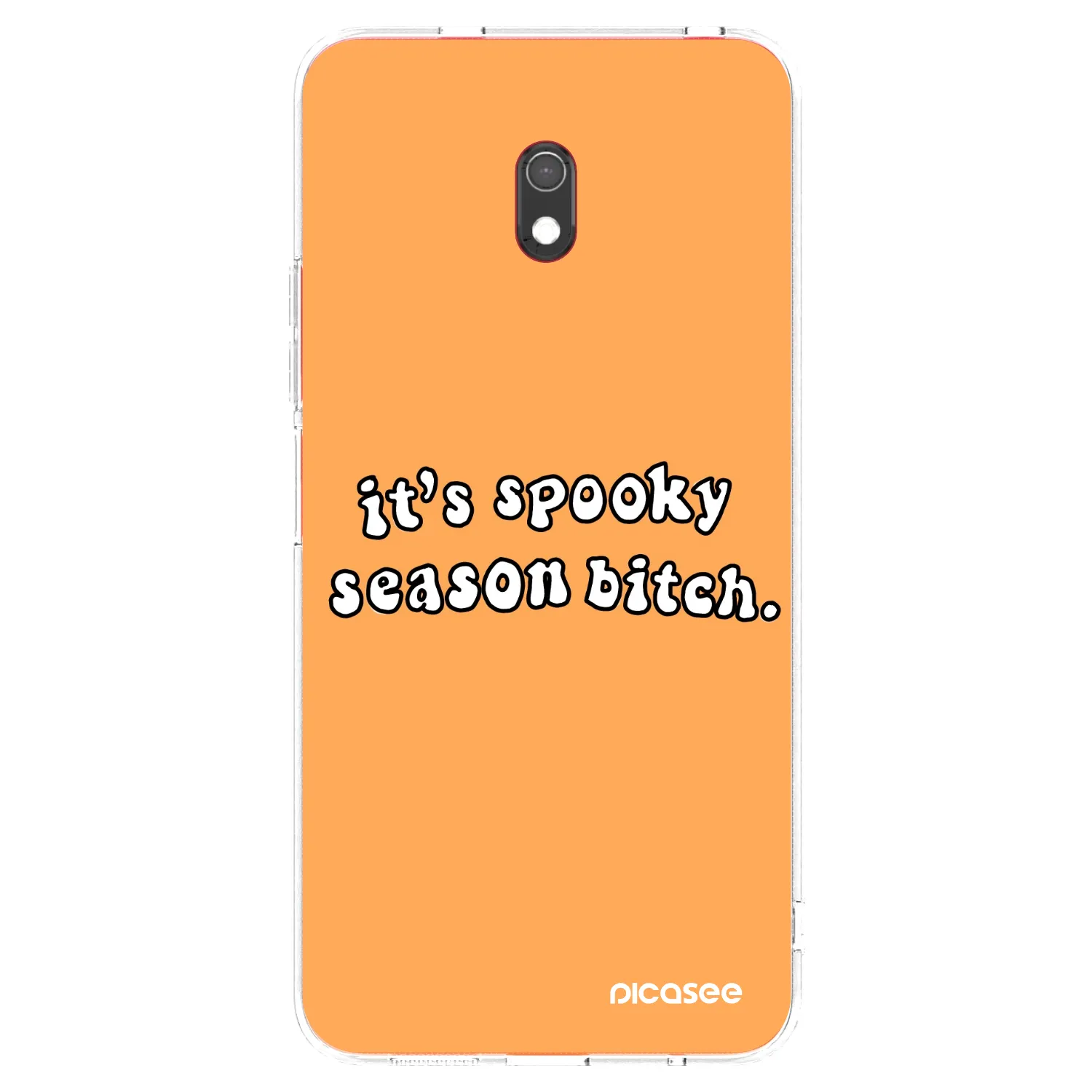 Picasee husă transparentă din silicon pentru Xiaomi Redmi 8A - Spooky season
