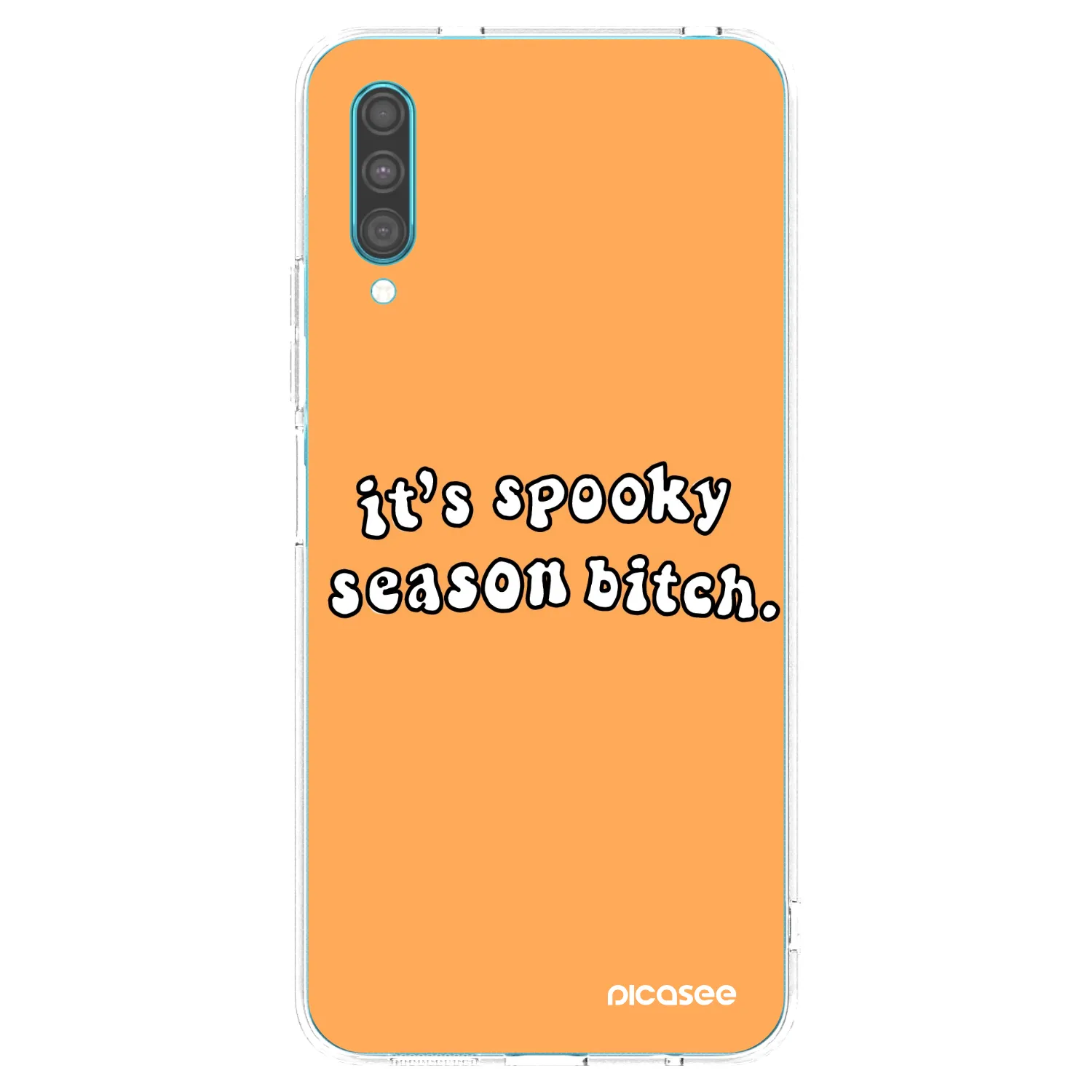 Picasee husă transparentă din silicon pentru Samsung Galaxy A30s A307F - Spooky season