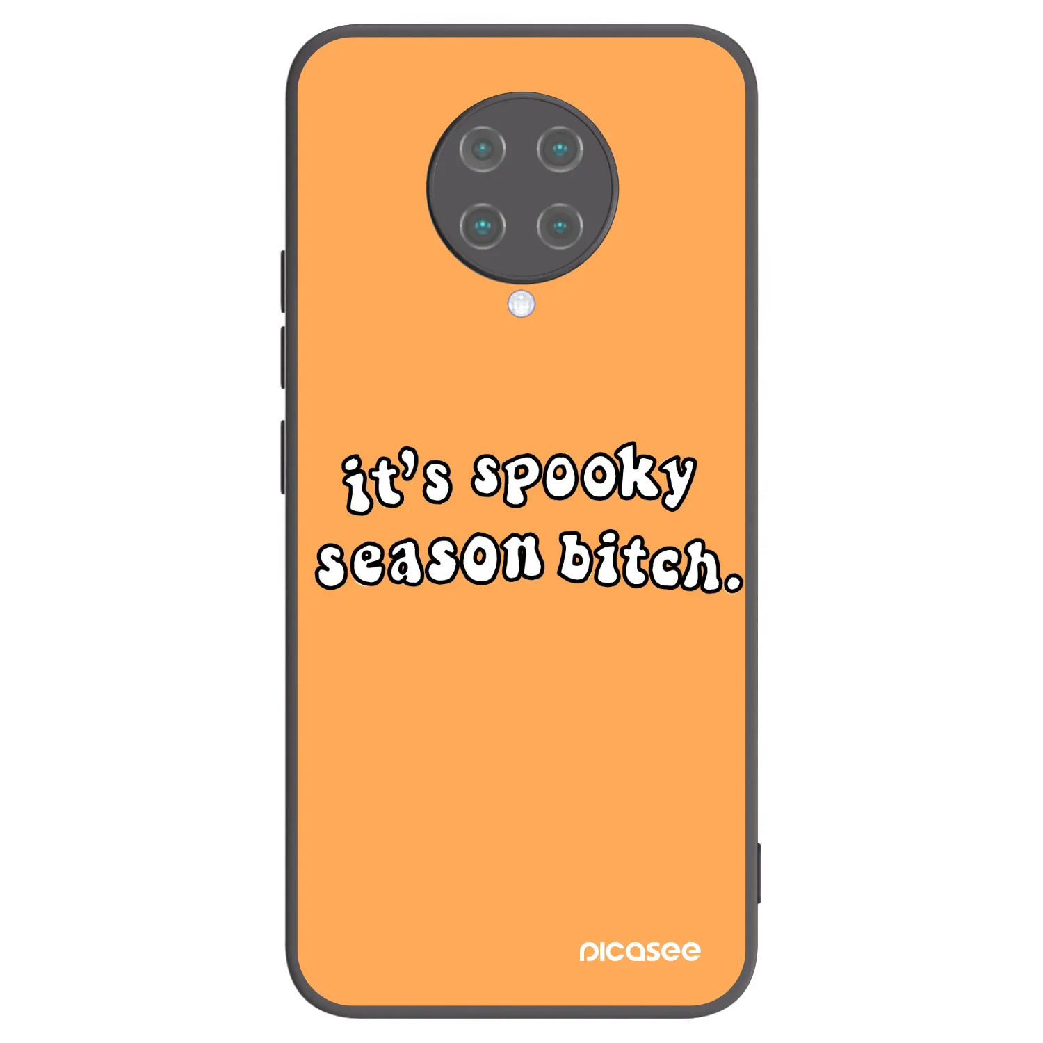 Picasee husă neagră din silicon pentru Xiaomi Poco F2 Pro - Spooky season