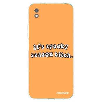 Picasee husă neagră din silicon pentru Xiaomi Redmi 9A - Spooky season