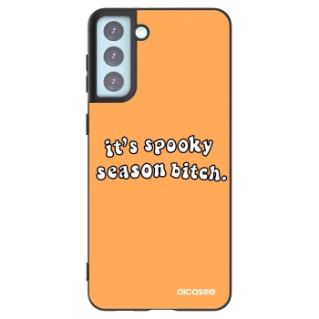 Picasee husă neagră din silicon pentru Samsung Galaxy S21+ 5G G996F - Spooky season