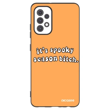 Picasee husă neagră din silicon pentru Samsung Galaxy A32 5G A326B - Spooky season