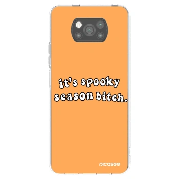 Picasee husă neagră din silicon pentru Xiaomi Poco X3 Pro - Spooky season