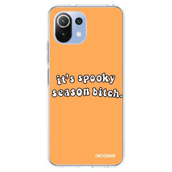 Picasee husă transparentă din silicon pentru Xiaomi Mi 11 Lite - Spooky season