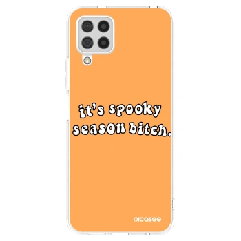 Picasee husă transparentă din silicon pentru Samsung Galaxy A22 A225F 4G - Spooky season