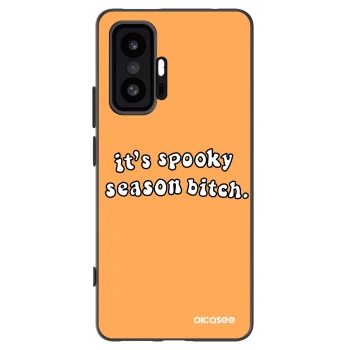 Picasee husă neagră din silicon pentru Xiaomi 11T - Spooky season