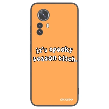 Picasee husă neagră din silicon pentru Xiaomi 12 Pro - Spooky season