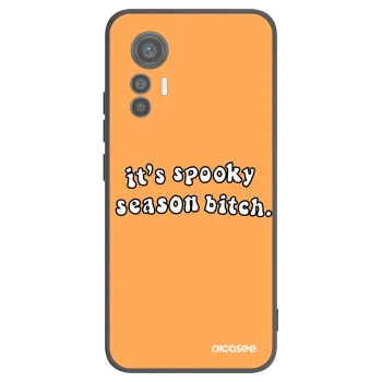 Picasee husă neagră din silicon pentru Xiaomi 12 Lite - Spooky season