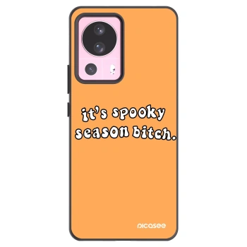 Picasee husă neagră din silicon pentru Xiaomi 13 Lite - Spooky season
