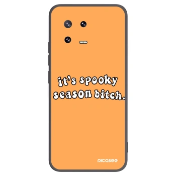 Picasee husă neagră din silicon pentru Xiaomi 13 Pro - Spooky season