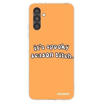 Picasee husă transparentă din silicon pentru Samsung Galaxy A04s A047F - Spooky season