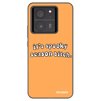 Picasee husă neagră din silicon pentru Xiaomi 13T Pro - Spooky season