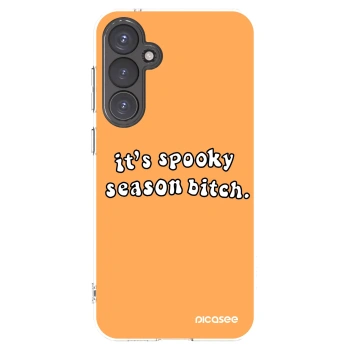 Picasee husă transparentă din silicon pentru Samsung Galaxy S23 FE S711B - Spooky season
