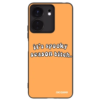 Picasee husă neagră din silicon pentru Xiaomi Redmi 13C 4G - Spooky season