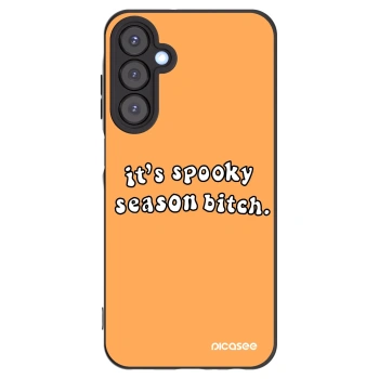 Picasee husă neagră din silicon pentru Samsung Galaxy A25 A256B 5G - Spooky season
