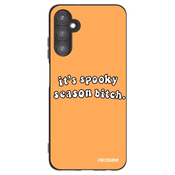Picasee husă neagră din silicon pentru Samsung Galaxy A05s A057G - Spooky season