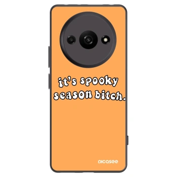 Picasee husă neagră din silicon pentru Xiaomi Redmi A3 - Spooky season