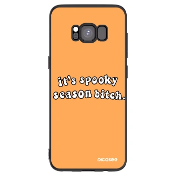 Picasee husă neagră din silicon pentru Samsung Galaxy S8 G950F - Spooky season