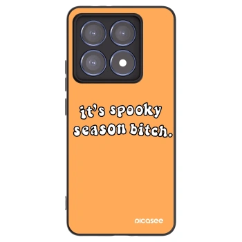 Picasee husă neagră din silicon pentru Xiaomi 14T Pro - Spooky season