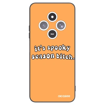 Picasee husă neagră din silicon pentru Xiaomi Redmi 14C - Spooky season