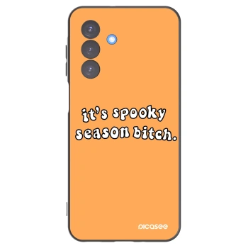 Picasee husă neagră din silicon pentru Samsung Galaxy A17 5G - Spooky season