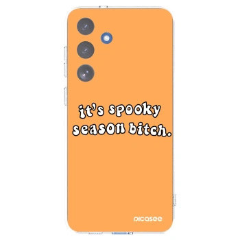 Picasee husă transparentă din silicon pentru Samsung Galaxy S25 FE 5G - Spooky season
