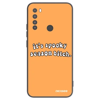 Picasee husă neagră din silicon pentru Xiaomi Redmi Note 8 - Spooky season