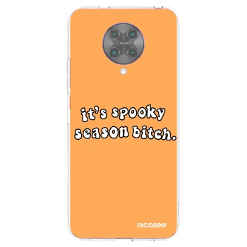 Picasee husă transparentă din silicon pentru Xiaomi Poco F2 Pro - Spooky season