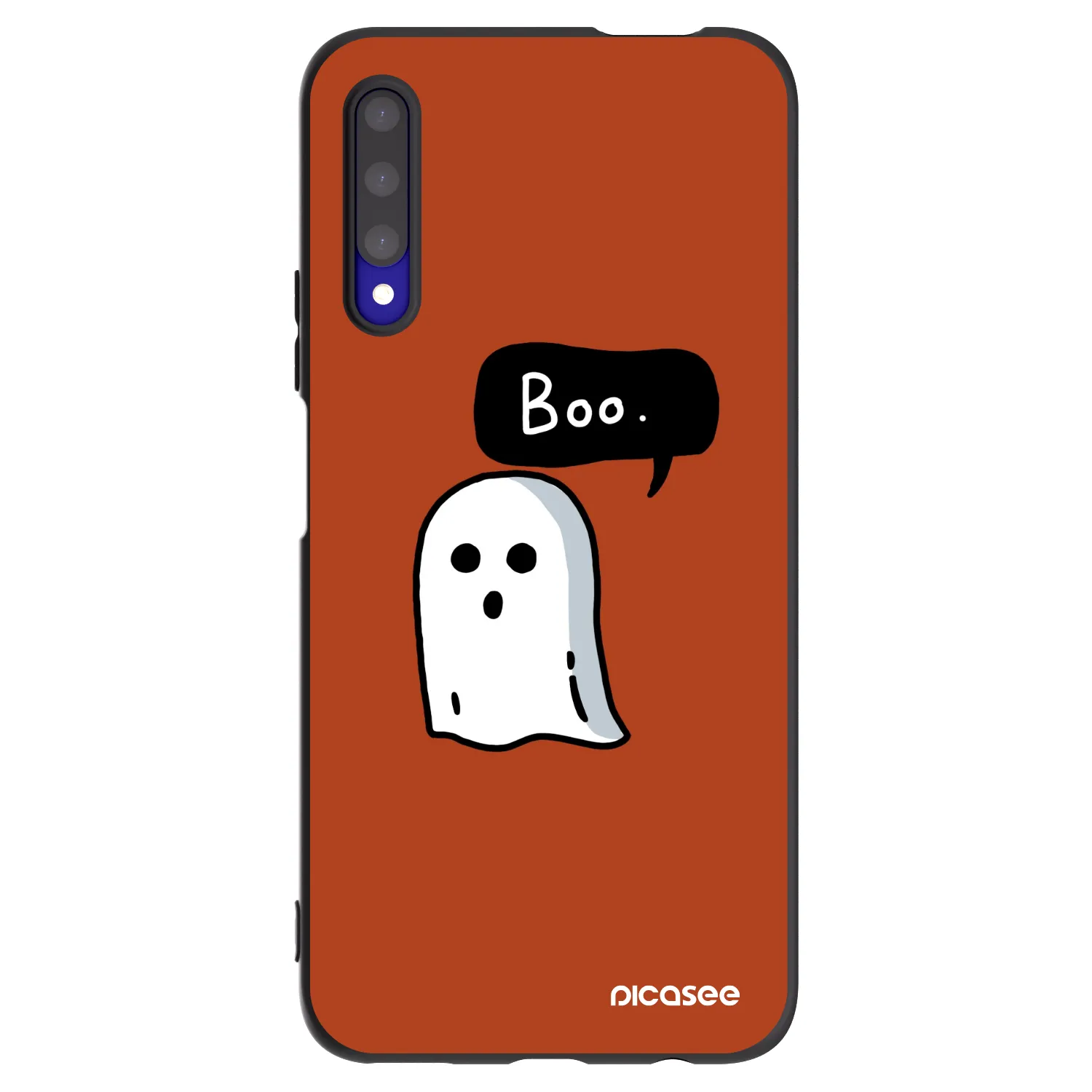 Picasee husă neagră din silicon pentru Honor 9X Pro - Boo