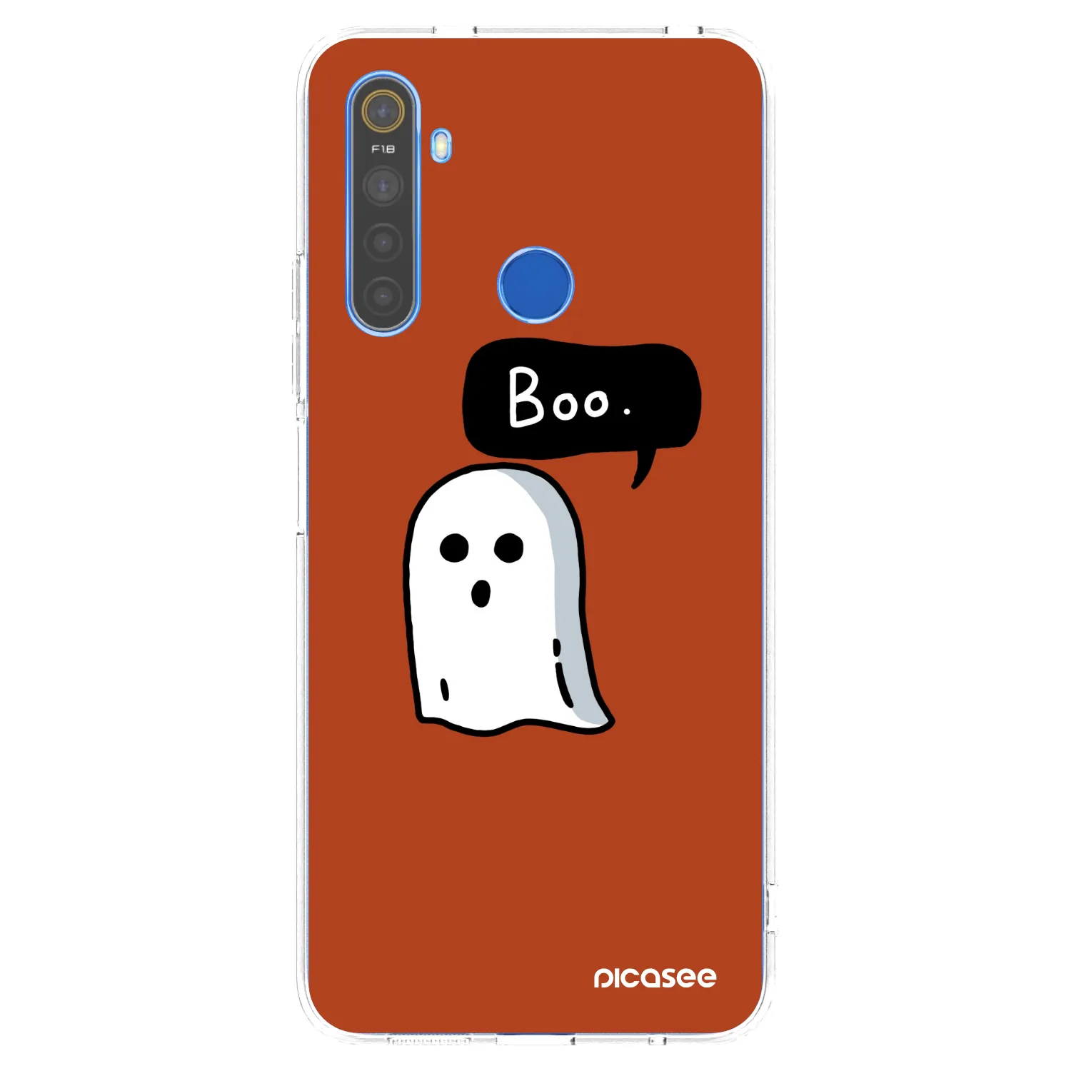 Picasee husă transparentă din silicon pentru Realme 5 - Boo