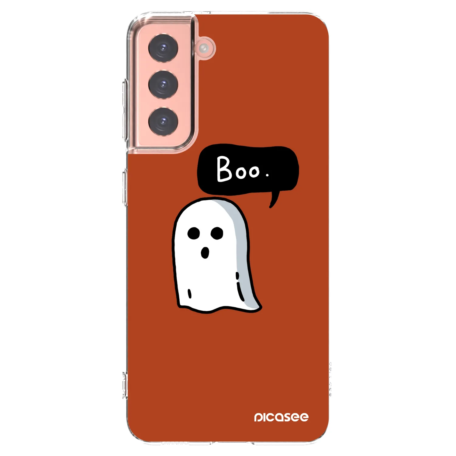 Picasee husă transparentă din silicon pentru Samsung Galaxy S21 5G G991B - Boo