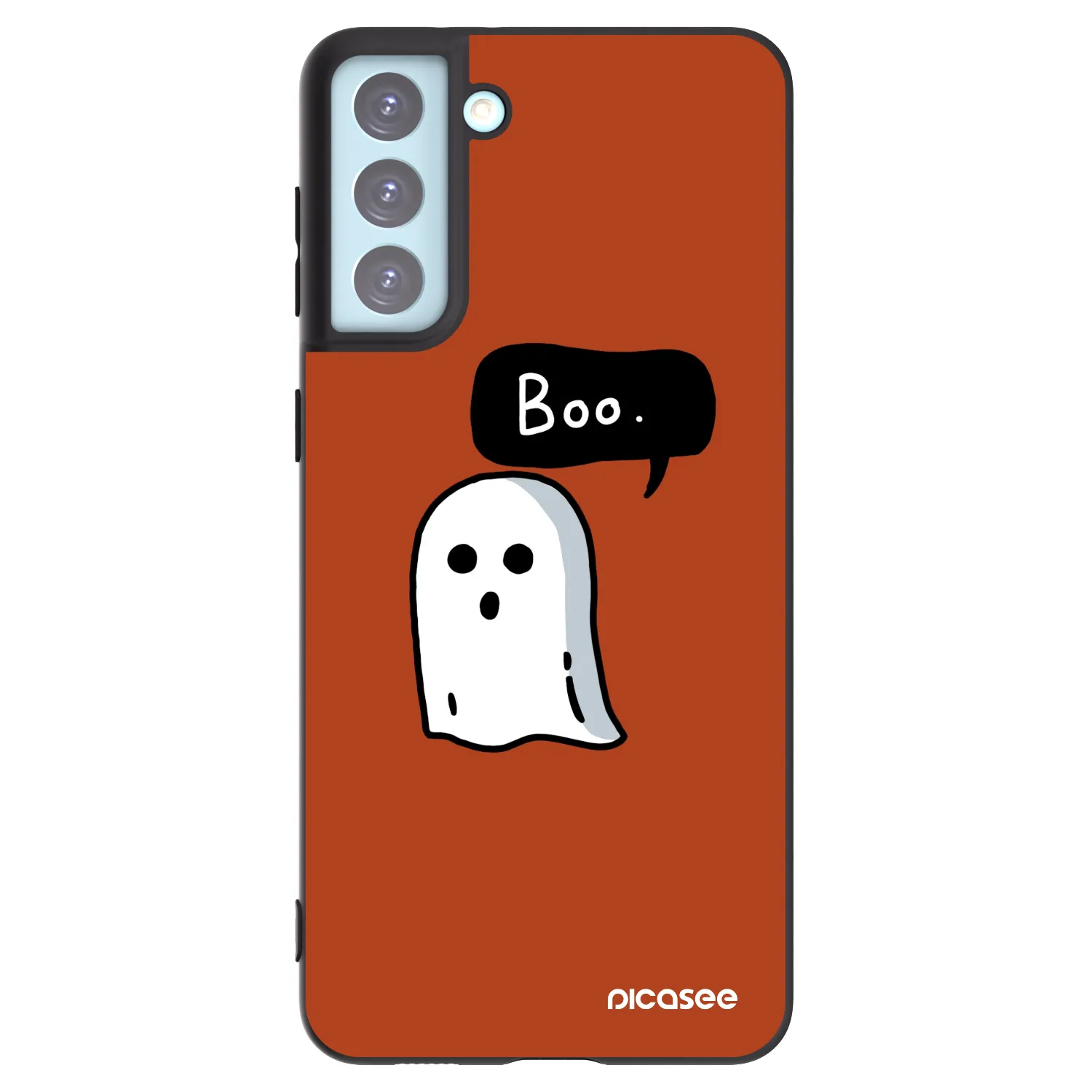 Picasee husă neagră din silicon pentru Samsung Galaxy S21+ 5G G996F - Boo